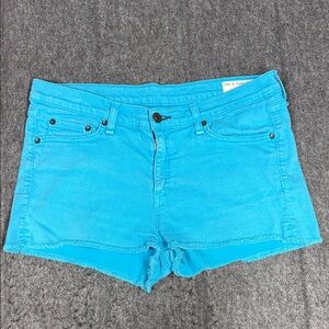 rag & bone Vibrant Blue Denim Shorts